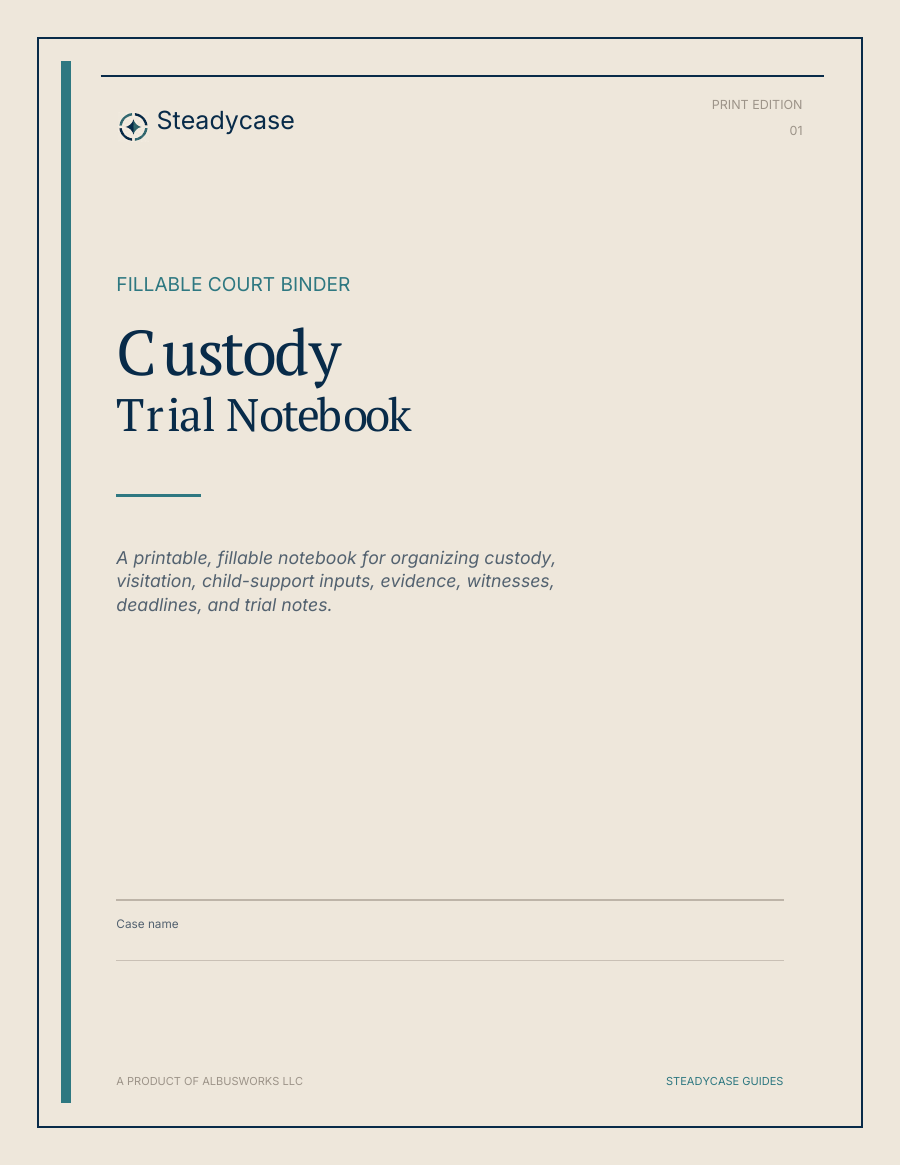 Custody Print Edition cover